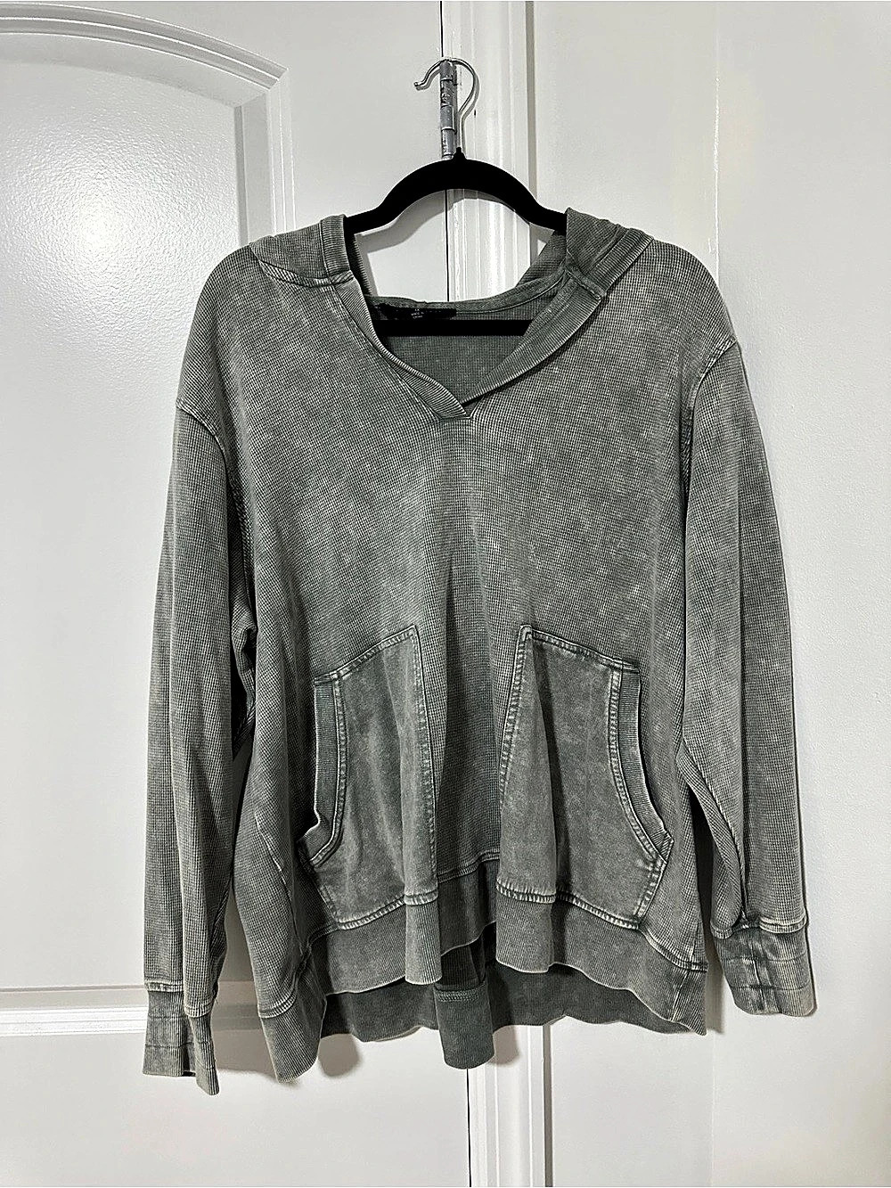 J. Jill Gray Hooded Pullover Size XL